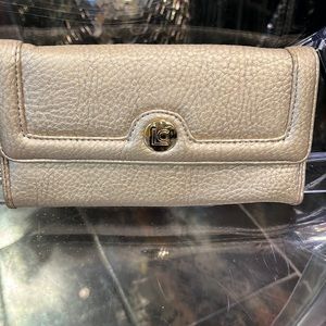 Pale gold wallet